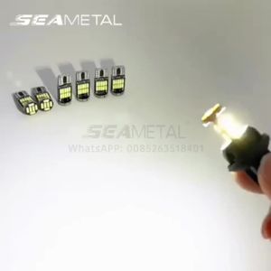 BLALION 10pcs T10 W5W 194 501 Led Canbus No Error Car Interior Light T10 26 SMD 4014 Chip Pure White Instrument Lights Bulb Lamp