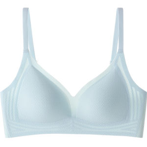 Miiow | Ultra-Thin Ice-Silk Cool Feeling Womens Underwear Breathable Hole Cup Seamless Comfortable Bra Young Female Summer V-Back Design