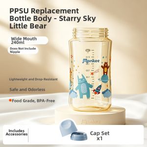 MENGHE | Colorful PPSU Replacement Bottle Body 330ml