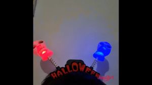 BANDO HALLOWEEN LABU LAMPU LED NYALA / KOSTUM HALLOWEEN BANDO NYALA BANDO TANDUK BANDO LAMPU LED