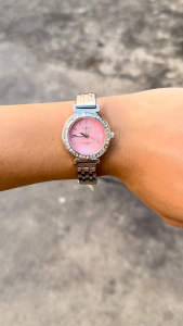 นาฬิกาผู้หญิง SENKQ หรูหรา สายสแตนเลส กันน้ำ เครื่องควอตซ์ ใส่แล้วดูแพง รุ่น LH-S2