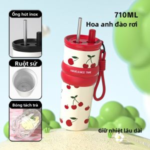 BIZE | Tách Sứ Dung Lượng Lớn Cách Nhiệt Thẩm Mỹ Cao cho Du Lịch và Ô Tô