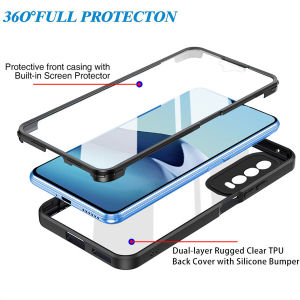 360° Full Body Cover Protection Phone Case for OPPO A3 A3X A5 A5i A6 Pro A6x A6t A15 A15s A16 A52 A72 A92 A74 A55 A79 A94 A95 A5 A9 2020 A33 A53 A32 A53s A36 A76 Reno 4Z 7 5F 12 13 14 15 12F 13F 14F 15F F Pro 4G 5G Double Side with Tempered Glass Casing