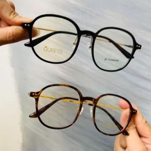 Gọng kính cận ZC8002 chất liệu nhựa titan thời trang mắt kính OURESS nam nữ siêu nhẹ siêu bền