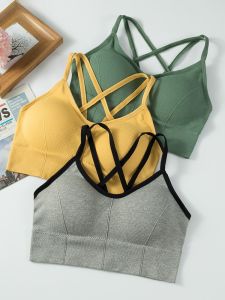 กีฬาเปลือย หนาขึ้น บราไร้สายสําหรับผู้หญิงไม่มีรอยต่อท่อไนลอน เสื้อท่อนบน ชุดชั้นใน นักเรียน เด็กผู้หญิง ผ้าพันหน้าอกสบายชุดชั้นใน