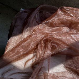 Water Light Organza Transparent Soft Mesh Wedding Dress Designer Fabric Han Dynasty Formal Dress High-End Dress Cloth