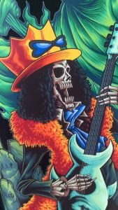 Kaos One Piece Soul King Brook Street Culture Tshirt Brook MT11