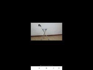 Tongkat Kursi Duduk Lipat Alat Bantu Jalan Orang Tua Lansia Portable Tempat Duduk Lipat Portable