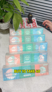 【50Pack】RoyoPanda Tissue Mini Pocket Tissue 4-Ply Thickened Tissue Extra Soft Gentle Facial Tissue Suitable For Kids