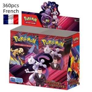 Takara Tomy | 360P French Pokémon TCG: Ecarlet & Violet Etsncelles Astral Radiance Obsidian Flames Booster Box Pokémon Cards Game 36 Pack Box