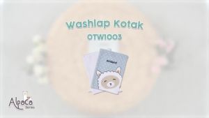 Omiland Washlap Tangan Motif Alpaca / Otter / Fox WASLAP Handuk Lap Mandi Bayi