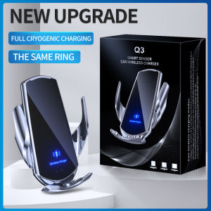 Zeallion Upgraded Car Mobile Phone Holder 15w Wireless Charging Portable Car Holder Cellphone Bracket Stand In Car Device