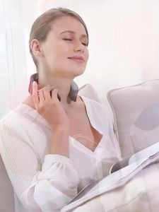 KONKA Wireless Electric Pulse Neck Massager Ready Stock MY 多功能脉冲颈椎按摩仪 Magnet Cervical EMS Massage Body Therapy Healthy Pengurut Leher