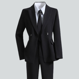 YIMUZI | Black Petite Womens Suit Jacket