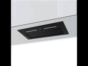 Máy hút mùi âm trần Malloca Line Light K750B màu đen phối kính đen điều khiển cử chỉ 740m³/h