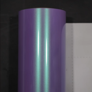 50Cm Sticker FANCHI FC432 FC-432 PET Magic Candy Color Flip Glacial Frost Blue / Meter