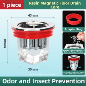 YUNRAN | Anti Odor Anti Insect Silicone Drain Cover Core Bathroom
