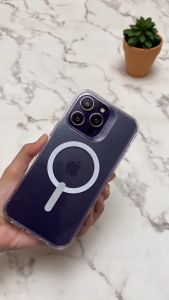 Ốp lưng ZAGG Clear Snap Magnetic Case cho IPhone 15 ProMax / 15 Plus / 14 ProMax. Lưng cứng viền dẻo cao cấp