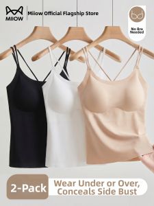 MiiOW | Dual Thin Strap Padded Bra Top Invisible Undershirt