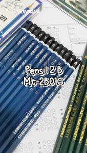 Pensil 2B isi 12 pcs per box Montana MT-2B01G Hijau Cocok Untuk Ujian Komputer