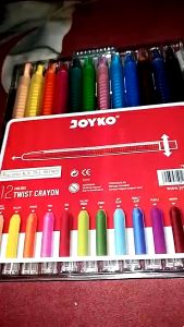 Krayon Putar Joyko 12 Twist Crayons TI-CP-12T