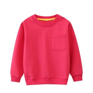 Jumping Meters | Jumping Meters Hooded Sweatshirts for Boys And Girls 2-7T Autumn Spring Solid Pockets Tops Childrens Clothing