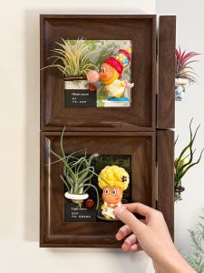 Starman Blind Box Wall Hanging Display Frame Air Pineapple Decoration Desktop Ornament Gift for Girlfriend Best Friend