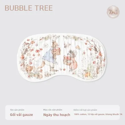 BUBBLE TREE | Gối Bé Gauze Thoáng Khí Như Mây
