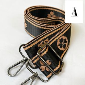 Tali selempang tas wanita strap viral acc HITAM lebar 4 cm panjang 120 cm