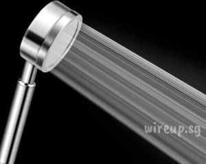 Shower Head High Pressure 304 Stainless Steel Water Saving Handheld Showerhead Bath Chuveiro Filter Pressurized for Bathroom