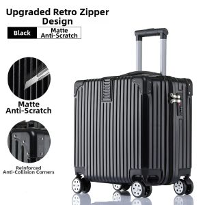 CHIZHIDU | New 2024 Lightweight Cabin Size Luggage 18 Inch