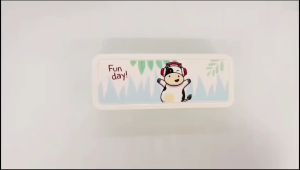 YooWoo Kotak pensil / tempat pensil / kotak pensil gambar / kotak pensil kata sandi / tempat pensil bisa di kunci