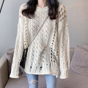 Autumn Lace Knit Blouse