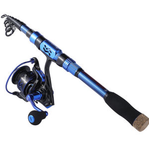 Sougayilang | Sougayilang Fishing Rod Reel Combo 1.8-3.0m 24 Ton Carbon Fibre Telescopic Fishing Rod 1000-4000 12+1BB Spinning Reels Set Pesca