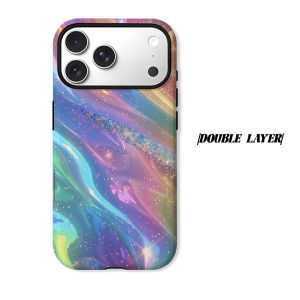 Holographic Glitter Phone Case for iPhone 18 17 16 15 14 13 12 11 Air Pro Max Plus Double-layer Cover