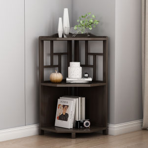Corner Cabinet Corner Shelf Triangle Sofa Side Table Storage Rack Living Room Wall Corner Organizer Vintage Master Design