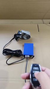 GTEFO Car Exhaust Pipe Valve Electric Kit Universal Multi-angle Mode 51 60 63 70 76MM Controller Device Remote Kit