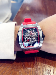 HRITO | Skeleton Tourbillon Automatic Waterproof Mens Watch