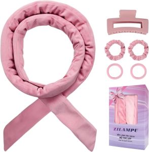 Bộ 6 Băng Đô Uốn Tóc Không Cần Nhiệt Làm Từ Mút Mềm Dành Cho Nữ Và Bé Gái Tạo Sóng Dài 70cm Bộ Uốn Tóc Đa Năng