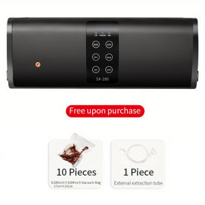 Máy Hút Chân Không Thực Phẩm AGASHE Có Màn Hình Cảm Ứng Chế Độ Khô & Ẩm Chế Độ Sous Vide & Bảo Quản Hệ Thống Bảo Quản Thực Phẩm Bằng Điện