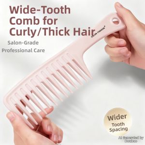 SALON FASHION | Wide-Tooth Comb for Long Hair Styling
