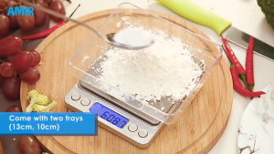 Digital Gram Scale 3kg 0.1g Mini Food Weighing Scale Digital Grams Multifunctional Kitchen Scale for Cooking Baking Jewelry Coffee Scales