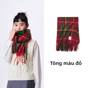 Semir | Khăn Quàng Cổ Đôi Họa Tiết Caro Cổ Điển