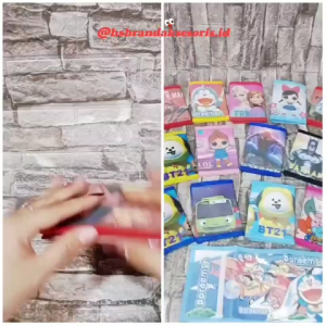 DOMPET ANAK LIPAT 3 / DOMPET ANAK KARAKTER LUCU / DOMPET OPSET ANAK COWOK DAN CEWEK / DKA9223