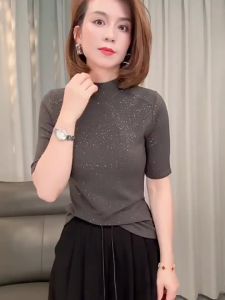 Stylish Matching Small Figure Casual T-Shirts For Women