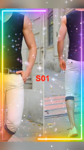 [ Xả Kho * ] Áo ba lỗ nam cổ tim nhiều màu dáng body thời trang