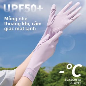 MiiOW | Gloves MiiOW Cat People Ice Silk Womens Summer Riding Sunscreen Touch Screen Driving Anti-Slip UV Protection Breathable Gloves
