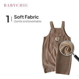 Toddler Dungarees Jumpsuit 0-3 Years Suspender Budak Set Baby Pants Kids Corduroy Bear Overall