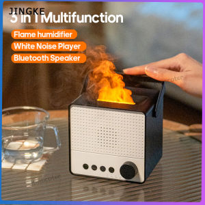 New creative simulation flame aromatherapy machine 4000MAH multifunctional air humidifier with Bluetooth speaker USB charging essential oil diffuser