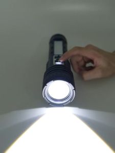 Flashlights heavy duty japan military zoomable led flashlight chargable super bright work light original tactical flash light rechargeable for brownout water proof mini flashlight battery operated 200000 lumens lamp small magnet promo emergency light